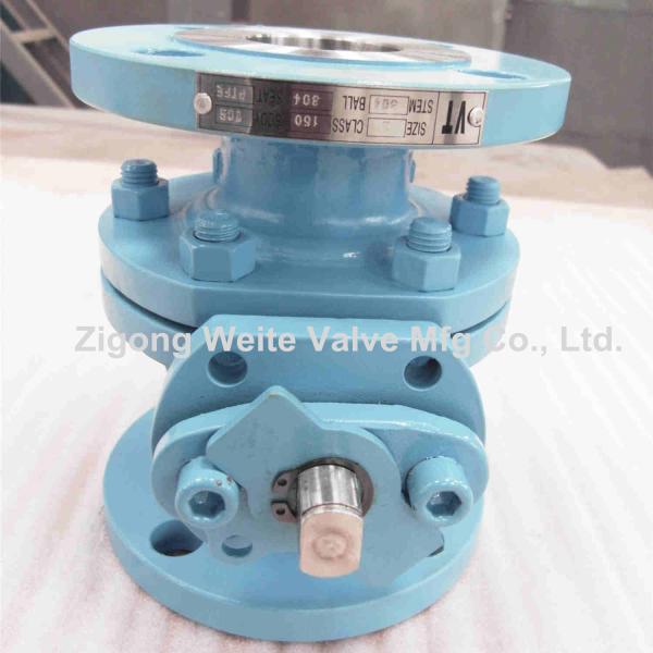 304SS Natural Gas Pipeline Valves 3 Inch API 608 With ASME B16.5 Flange