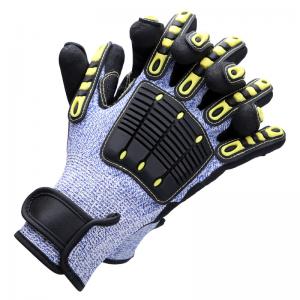 Quality Cut Level 5 TPR Cut Resistant Gloves High Impact Protective Gloves Elastic Cuff wholesale