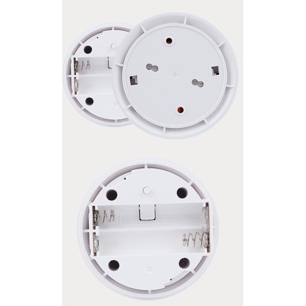 Battery Operated Smart Smoke Alarm Monitor Sound And LED Flash Alarm Output