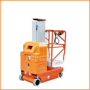 Quality SINOLIFT AMWP 1000 Series Electric Single Mast Aluminum Work Platform wholesale