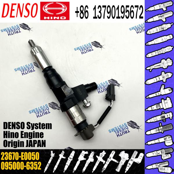 095000-6352 Common Rail Fuel Injector 23670-E0050 HINO J05E