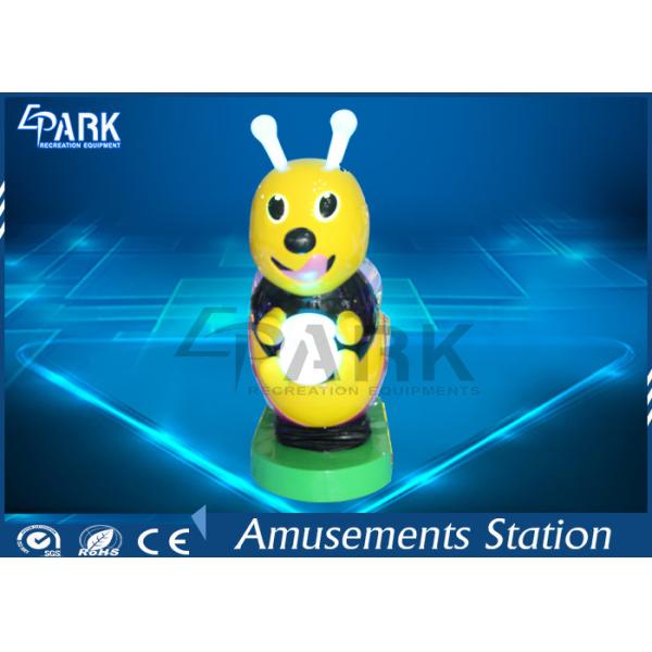 Bee Shape Kids Coin Operated Game Machine Water Shooting Song Play