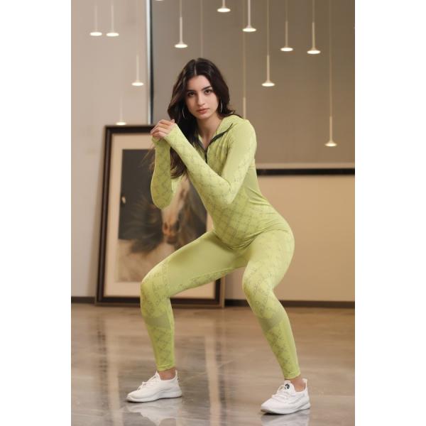 Spandex Women'S Athletic Suit Breathable Moisture Wicking With Hoodie