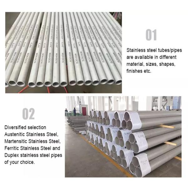 Mill Finish Stainless Steel Welded Tubing ASTM 8 Inch Stainless Steel Tubing 316L