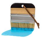 1.5in Chalk And Wax Paint Brushes Set 3pcs Wooden Handle DIY Painting