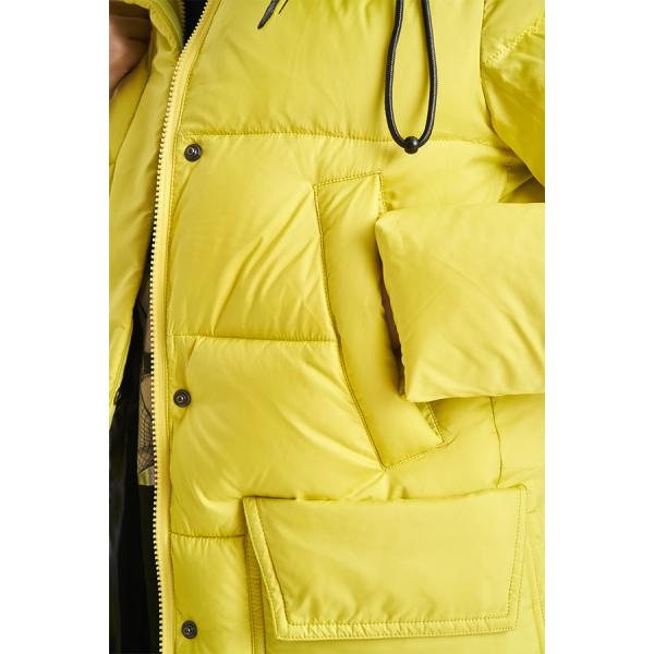 FODARLLOY Women's Down Coats Jacket Women's Zipper Slim Hooded Coat Female Warm Parkas Long Puffer Coats