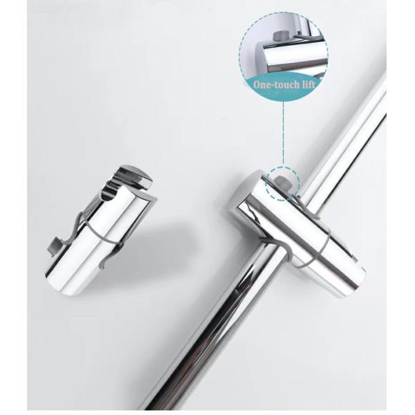 Stainless Chrome Shower Head Sliding Bar holder L740xW470xH310 mm