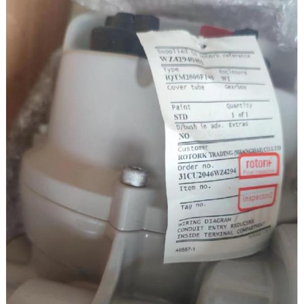 ROTORK Electric Actuator IQ Series IQ IQT IQM IQTC IQC Electric Actuator With Chinese butterfly Valve Electric Control Valve