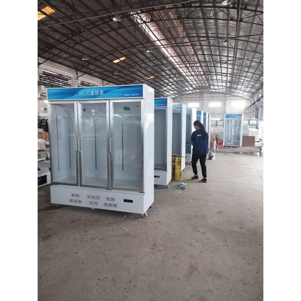 Five Shelves Upright Display Refrigerator 1333L Beverage Cooler Refrigerator