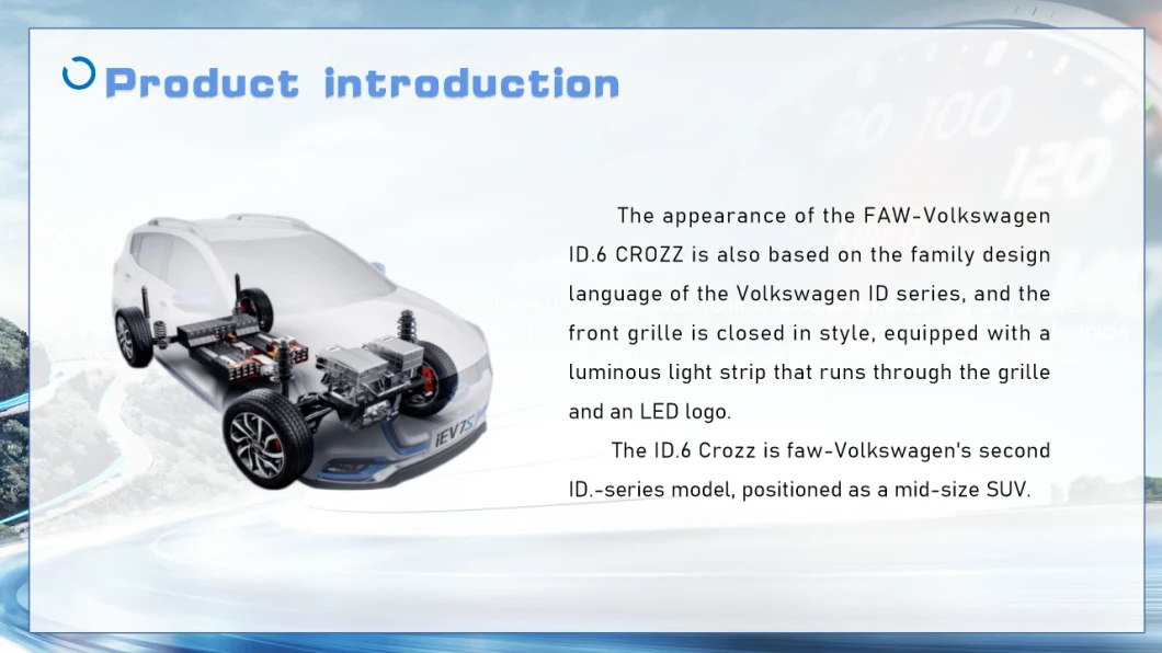 2022 EV Energy VW ID6 Car Volkswagen ID6 Crozz Pure+ Electric Sports Vehicle SUV Electromobile Electric Car