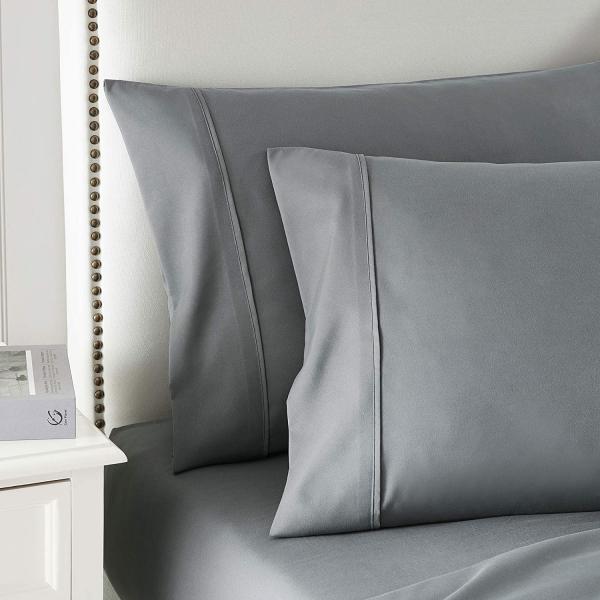 Super Soft Brushed Microfiber 1800 Thread Count Luxury Egyptian Trim Bed Sheet Set 6pcs