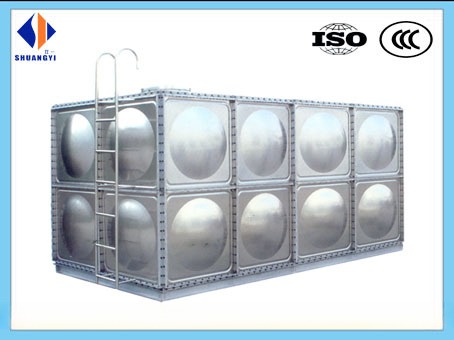 SUS304 Stainless Steel Rain Water Storage Tank for Water Treatment in Food Beverage Shops