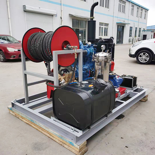 20MPa Pressure Cold Water Jet Pipe Cleaner Blaster Surface JR-20100