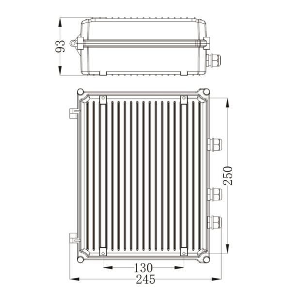 IP65 AC120V Obstruction Light Controller