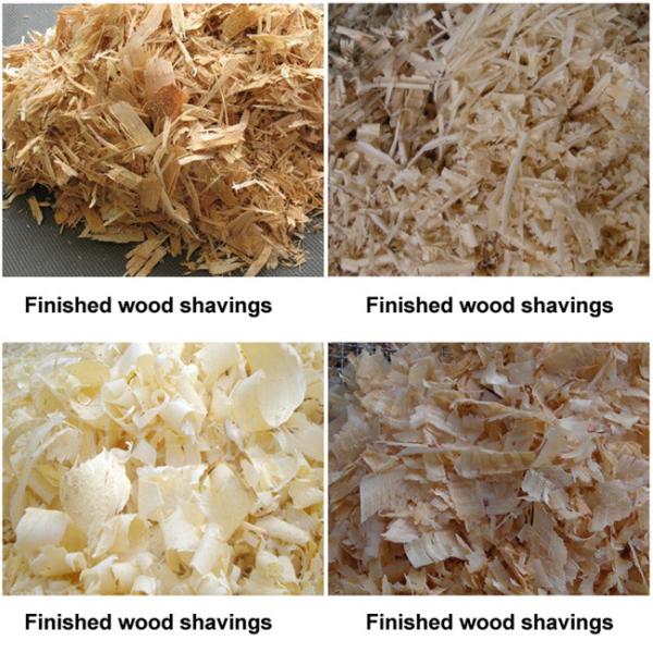 BS600 ISO9001 Wood Shaving Making Machine Horse Bedding 10cm Dia