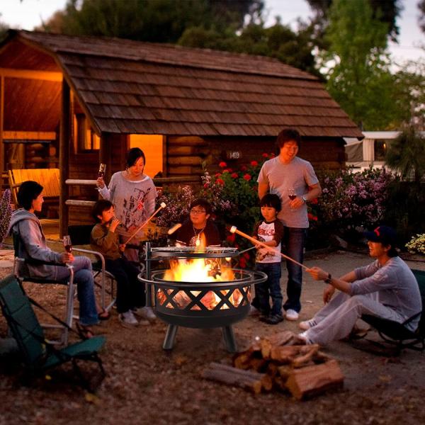 Wood Burning Barbecue Fire Pit