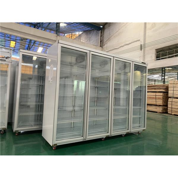 New style Upright Beverage Showcase Commercial Upright Cooler Store Fridge Glass Door cooler