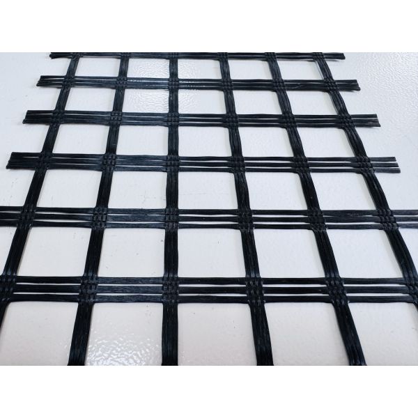 50KN 100KN 120KN Basalt Fiber Mesh Fiberglass Geogrid For Road Geogrid Asphalt Overlay And Pavement Repair