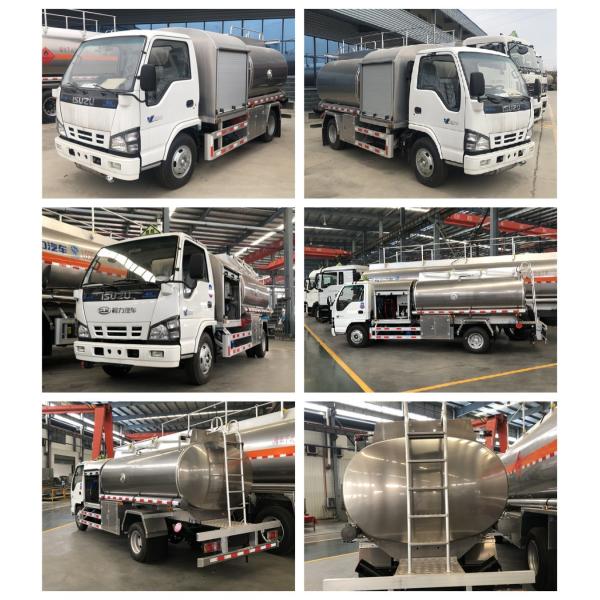 ISUZU 600P 5CBM Aircraft Refueler Trucks Multifunctional 4x2 Driving Type
