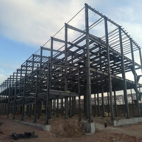 Construction Projects Completion Prefabricated Metal Building With Strong Earthquake Resistance