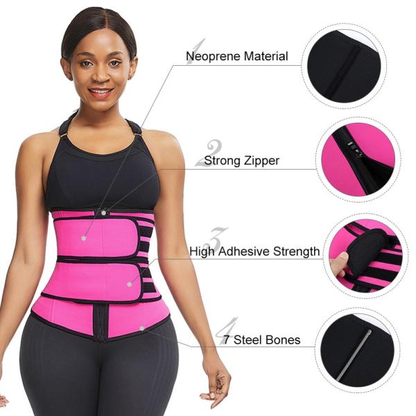 Neoprene Waist Trainer Belt for Effective Fat Burning and Compression in Regular Size