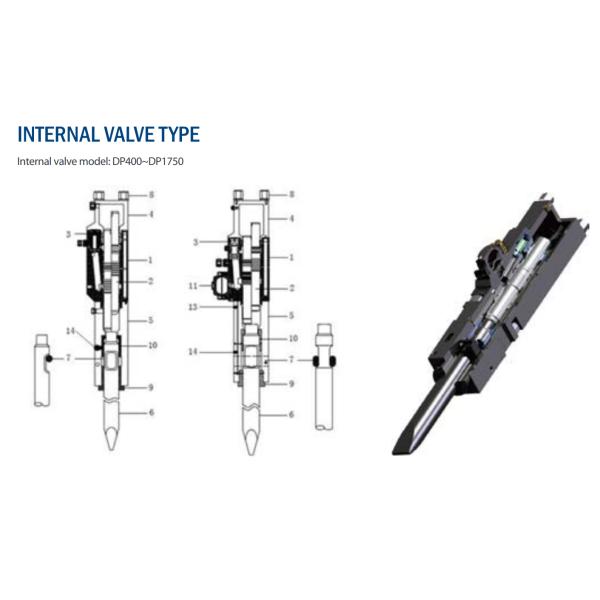 Heavy Duty Hard Rock Breaker Chisel Tool 175mm Excavator Hydraulic Breaker Jack Hammer