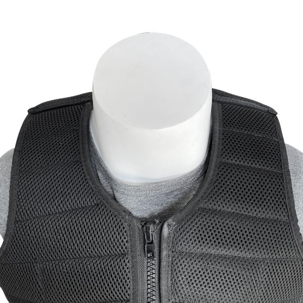 Outdoor Equestrian Activities Essential Certified Block Foam Padded Black Unisex Vest
