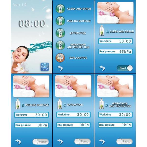 CE 2 In 1 Microdermabrasion Machine , Facial Dermabrasion Machine