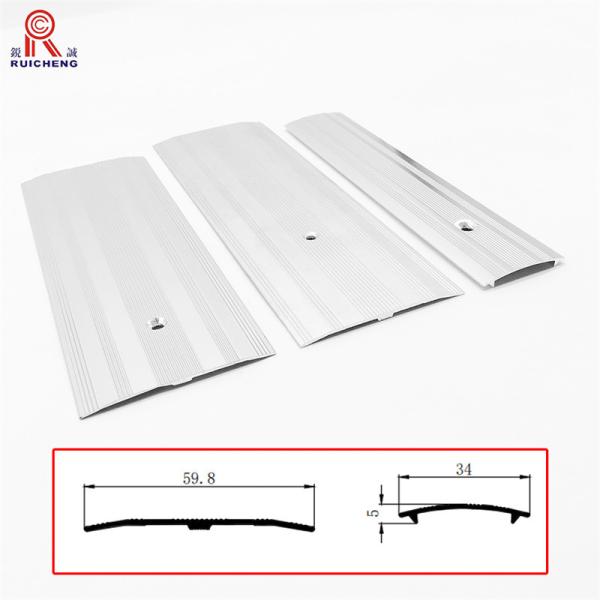 Non Slip Aluminium Floor Threshold Strip Wood Laminated 2.5m Length