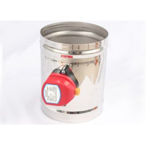 Quality 125mm Diameter Electric Air Damper , Galvanized Steel and Stainless Steel wholesale