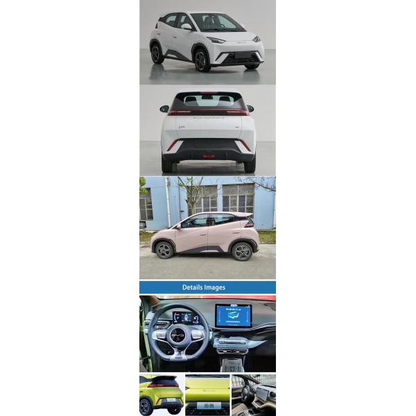 Sedan 4 Wheel Electric EV Cars Sleek Design New Energy Vehicles