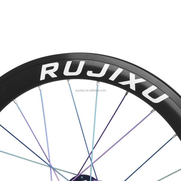 UD Finish 20" Bike Wheel Set Disc Brakes 406 451 120 Rings Side Mounted Hub P8 Modification Aluminum Alloy