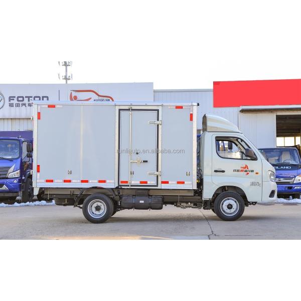 Factory Hot Selling 4X2 Petrol Small Mini Light Duty Foton XiangLing M1 Box Cargo Trucks Van Type Cargo Trucks China Made