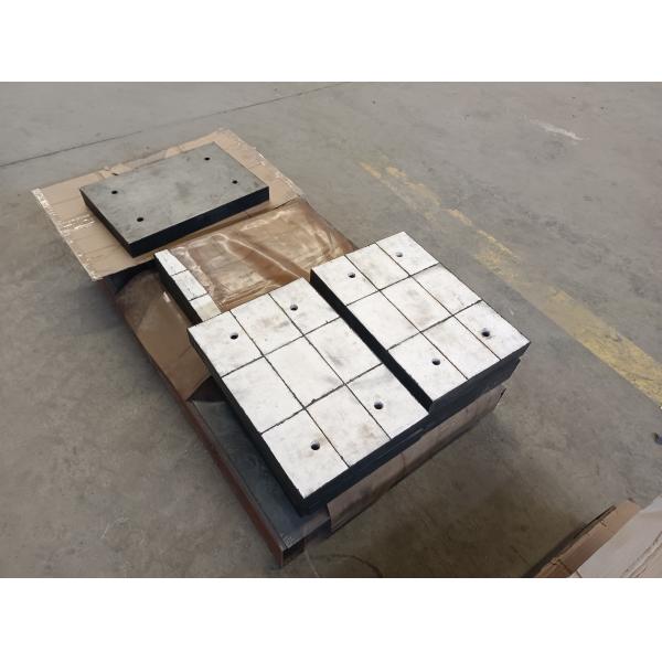 Anti Impact Alumina Ceramic Liner Rectangular Ceramic Rubber Composite Liner