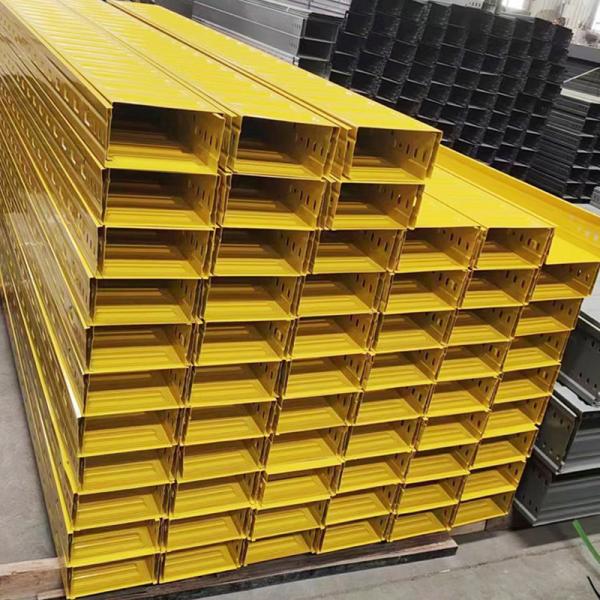 Medium Duty Molded Cable Tray Energy Saving Cable Tray 100mm Width