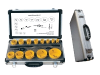 Bi-metal hole saw kits