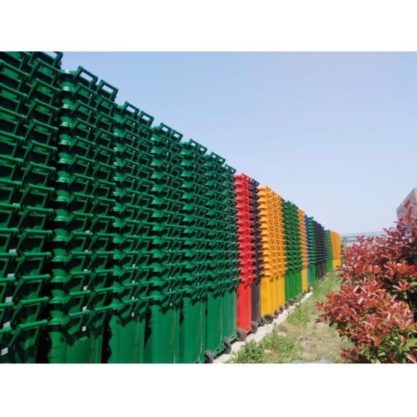 50L Outdoor Garbage Can Freestanding Plastic Outdoor Trash Can