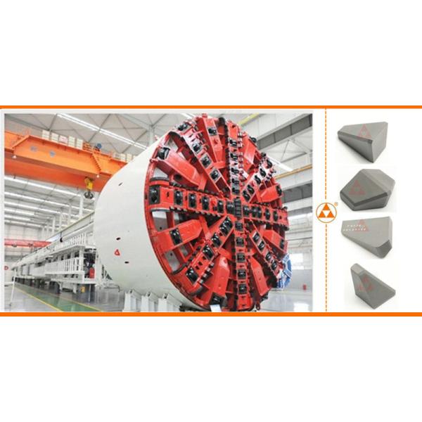 YG13C Sand Blasting Inserted Shield Bits Tungsten Carbide Material