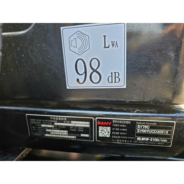 Sany Sy75c Tracked Hydraulic Excavator 7.5t Secondhand Digger