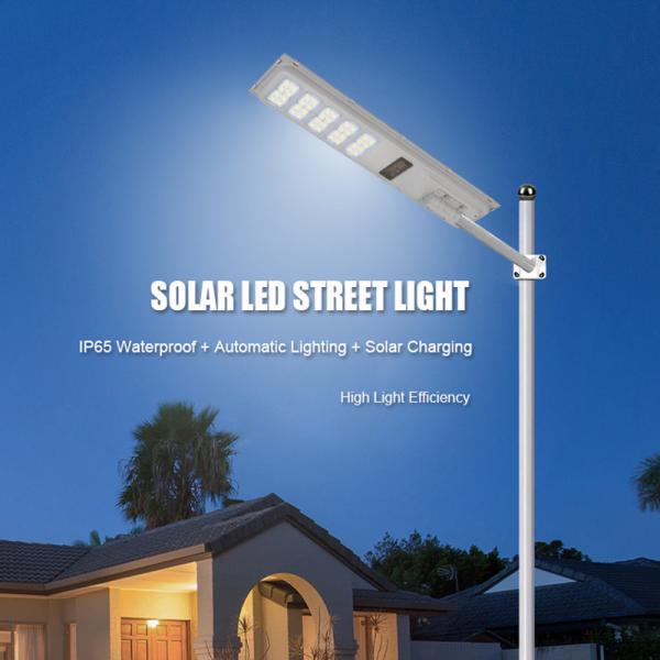 Sustainable Solar LED Street Light for Outdoor in Smart Cities and Environmentally Friendly