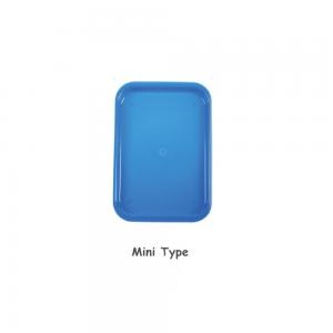 Quality Dental Instrument autoclavable plastic trays Mini flat Blue wholesale