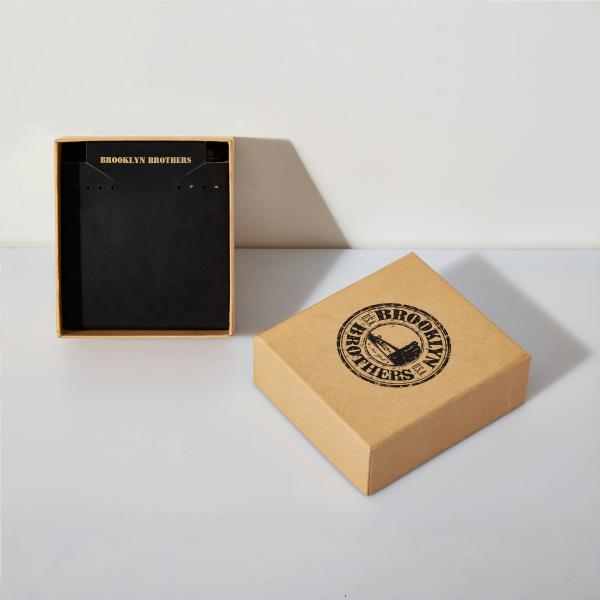 Custom Logo Paper Lid And Base Packaging Box Kraft Paper Boxes with Accessories Sponge