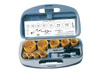 Bi-metal hole saw kits