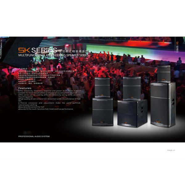 Stage Speaker Dj Audio Equipment LF 1x 15 inch 450W Full Range Loudspeaker