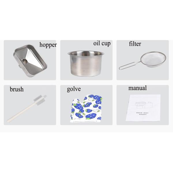 Sesame Oil Cold Pressers Small Machine Automatic 2000w 8KG/H