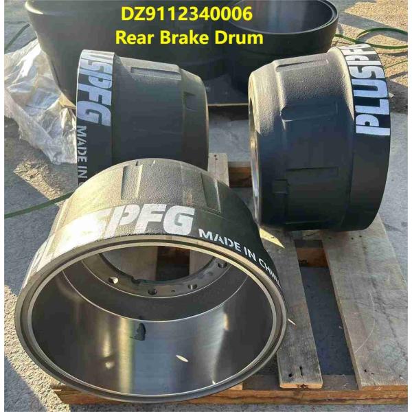 DZ9112340006 Rear Brake Drum Shacman Truck Brake Spare Parts
