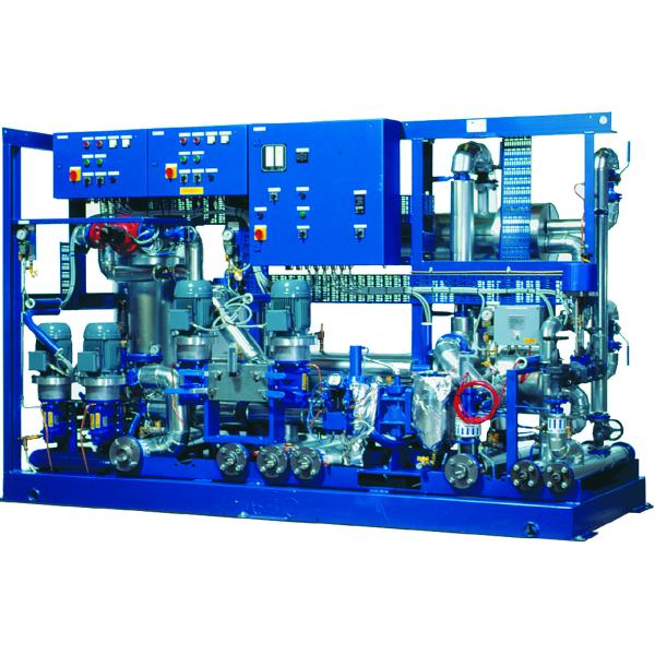 Horizontal Filter Separator Fuel Oil Purification System For Marine Power Plant