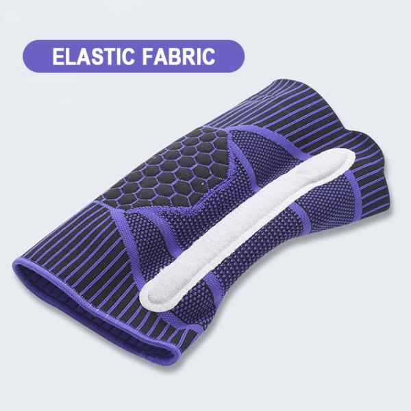 Compression Elastic Knee Support Sleeve Silicone Protective Gear Honeycomb Knee Pad