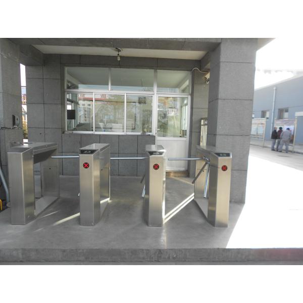 Bidirectional Barcode QR Reader Optical Swing Turnstile Gate