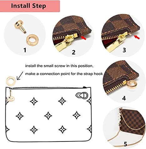 ‎Neverfull GM MM Microfiber Travel Cosmetic Luxury Brand Handbags 1.76 Ounces